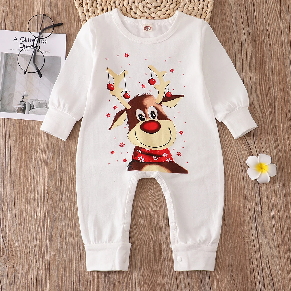 2023 Christmas Family Matching Pajamas Adults Kids Family Matching Outfits Top+Pants 2PCS Xmas Sleepwear Pyjamas Baby Jumpsuit