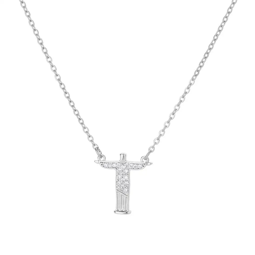 Multicolor Cross Necklaces For Women Shiny Zircon Cross Pendant Choker Couple Necklace Christmas Party Aesthetic Jewelry Gift